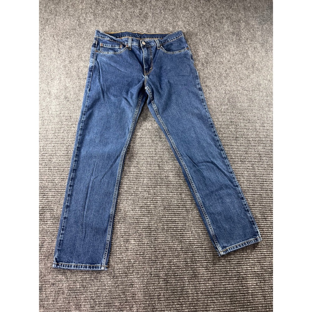 Levis 511 Slim Fit Jeans Mens 34x30 Medium Wash Blue Denim Pants 511-0408